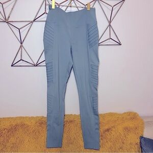 Athleta Gray Blue Delancey Moto Tight